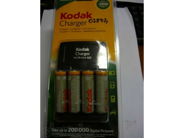 Зарядное устройство(4) Kodak K620E (+4 АКБ R06 2500mAh) в городе Владимир, фото 1, стоимость: 750 руб.