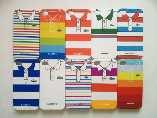 Чехлы-рубашки Lacoste, под iPhone 4/4S. в городе Томск, фото 1, Томская область