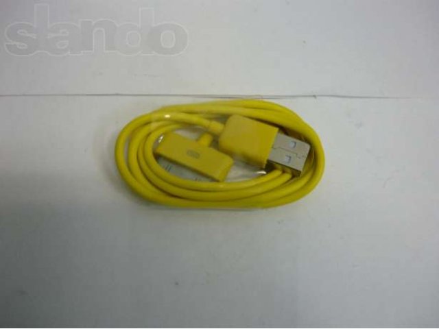 USB Data Cable Apple iPhone жёлтый (техпак) в городе Владимир, фото 2, Владимирская область