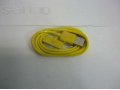 USB Data Cable Apple iPhone жёлтый (техпак) в городе Владимир, фото 2, стоимость: 150 руб.