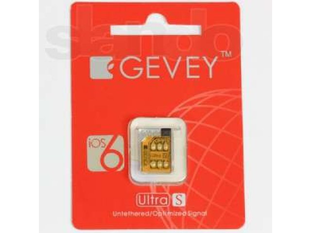 Gevey Ultra S iOS 6 для iPhone 4S (турбо сим) в городе Москва, фото 1, стоимость: 600 руб.