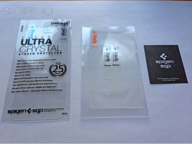 Защитная пленка Spigen Ultra Crystal для iPhone 5 в городе Уфа, фото 1, стоимость: 500 руб.