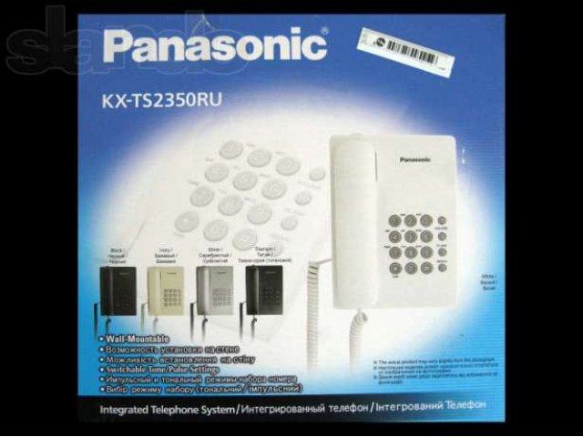 Проводной телефон Panasonic Kx-Ts2350Ru новый в городе Москва, фото 6, Московская область