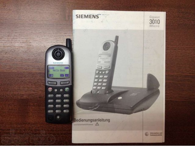 Продам радиотелефон Siemens 3010 Micro в городе Пятигорск, фото 2, стоимость: 2 000 руб.