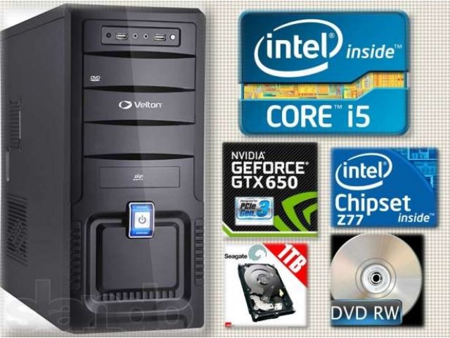 Мощный 4хЯдерник Core i53450 Ivy Bridge,AsusZ77,Видео 2Gb gddr5 GTX650 в городе Уфа, фото 1, стоимость: 18 000 руб.