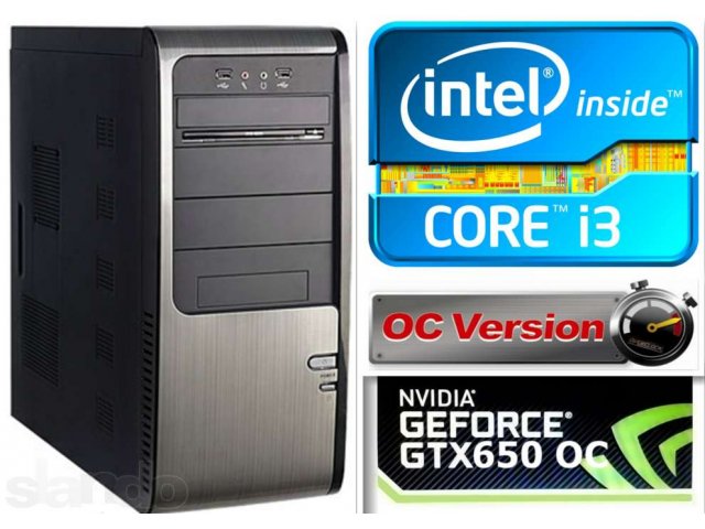 Новый Системник IntelCore i3-2120 и мощная видеокарта GeForce GTX650oc в городе Уфа, фото 1, стоимость: 12 500 руб.