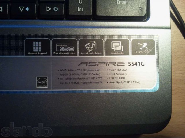 Ноутбук Aser Aspire 5541G-303G25Mi (небольшая проблема) в городе Москва, фото 1, стоимость: 9 000 руб.