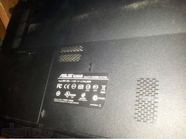 Ноутбук в очень хорошем состоянии Asus K50AB в городе Ростов-на-Дону, фото 2, Ноутбуки