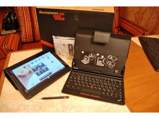 Планшет пк Lenovo ThinkPad (NZ72MRT) 3G, 32Гб + Клавиатура и Стилус в городе Санкт-Петербург, фото 7, стоимость: 18 600 руб.