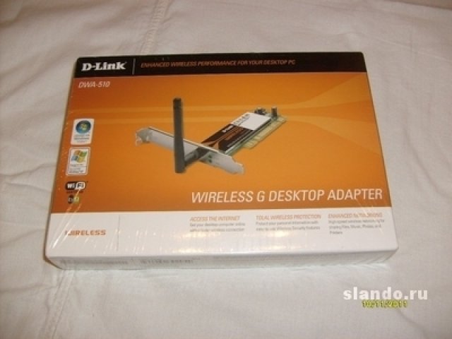 D-Link Wireless G Desktop Pci Adapter (802.11b/g) Карта. в городе Санкт-Петербург, фото 1, Аксессуары
