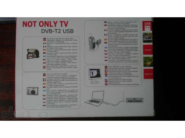 Продам DVB-T2 тюнер для приема эфирного цифрового телевидения в городе Туапсе, фото 2, Аксессуары для ноутбуков