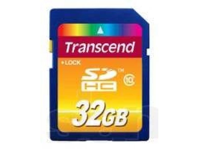 Карта памяти Secure Digital HC 32 Гб Class 10 Transcend Ts32Gsdhc10 в городе Киров, фото 1, стоимость: 1 000 руб.