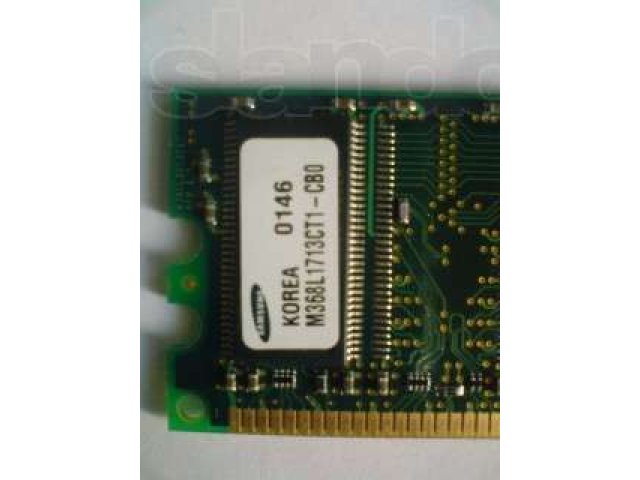 Оперативная память PC2100 DDR DIMM Samsung 128 MB в городе Пермь, фото 1, Пермский край