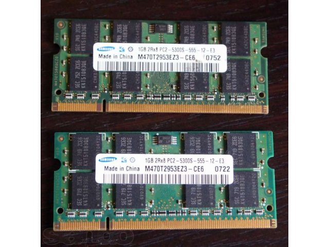 Samsung DDR2 SO-DIMM 1Gb в городе Тула, фото 1, Модули памяти