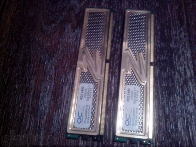 Память оперативная ddr2 2x512 OCZ Gold в городе Омск, фото 1, Модули памяти