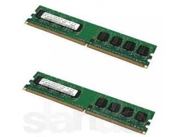 Dimm DDR2 2x512Mb 667мгц Samsung в городе Саратов, фото 1, стоимость: 300 руб.