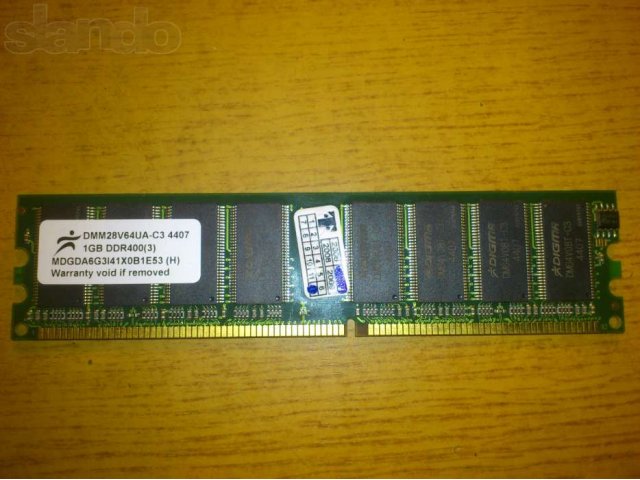 Продам модуль памяти Digma DDR 400 DIMM 1Gb в городе Липецк, фото 1, Модули памяти