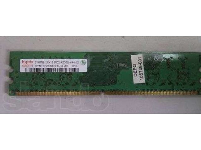 Память Hynix DDR2 256Mb - 2 шт. в городе Рыбинск, фото 1, стоимость: 200 руб.