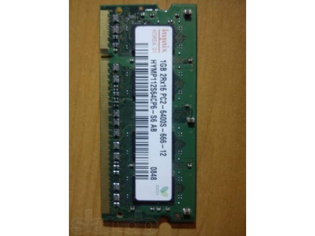 1GB Оперативная Память(RAM) Hynix DDR2 1Gb 2Rx16 Pc2-6400S-666-12 в городе Улан-Удэ, фото 1, стоимость: 400 руб.