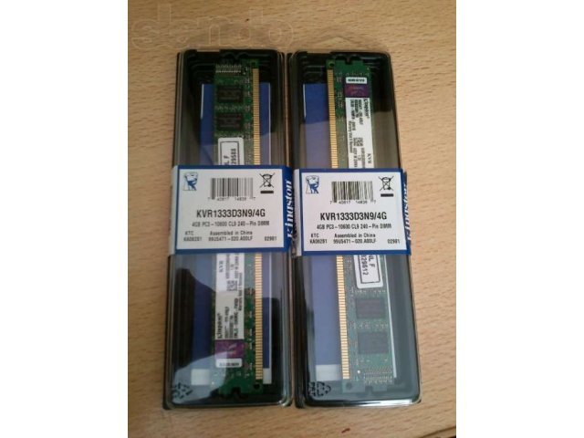 Kingston 2x4Gb в городе Златоуст, фото 1, стоимость: 1 300 руб.