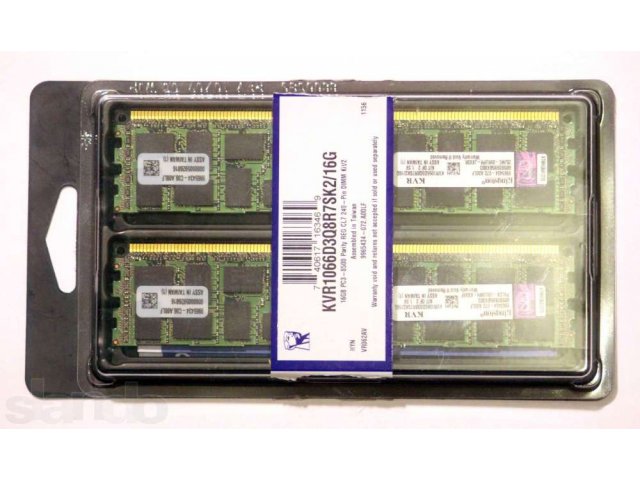 Оперативная память Kingston DDR3 16Gb (2x8Gb) в городе Барнаул, фото 1, Алтайский край