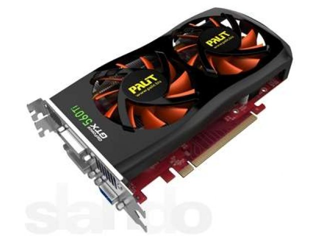 Видеокарта Palit GeForce GTX 560 Ti 2Gb в городе Новосибирск, фото 1, Видеокарты