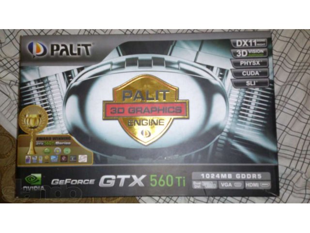 GeFORCE gtx 560 ti в городе Ессентуки, фото 1, Видеокарты