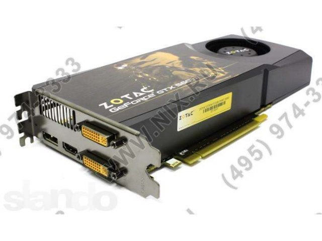 Zotac GeForce GTX560Ti 2Gb RTL DalDVI+HDMI+DP+SLI в городе Нижневартовск, фото 1, Видеокарты