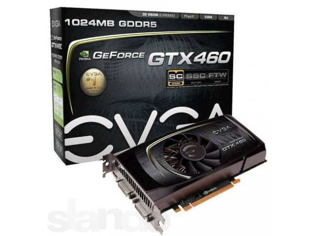 gtx460 eVGA в городе Красноярск, фото 1, стоимость: 3 500 руб.