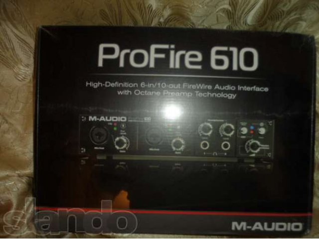 M-Audio ProFire 610 Новая в городе Иркутск, фото 3, Звуковые карты