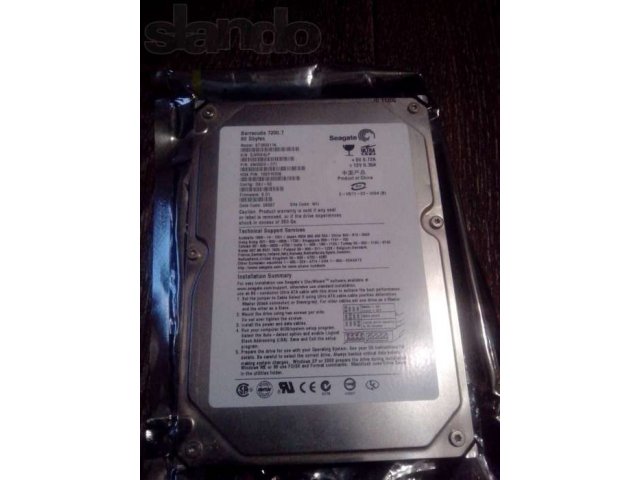 Жесткий диск seagate 80 гб IDE в городе Омск, фото 1, Жесткие диски (HDD и SSD)