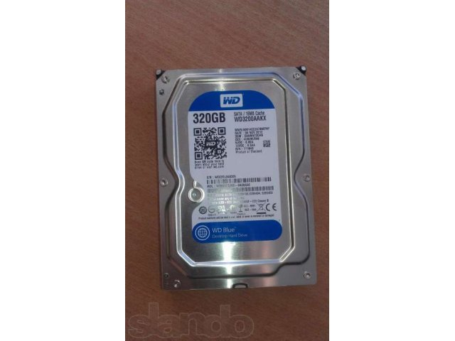 Жесткий диск 3,5 320 Gb WD SATA-3 в городе Хабаровск, фото 3, Жесткие диски (HDD и SSD)