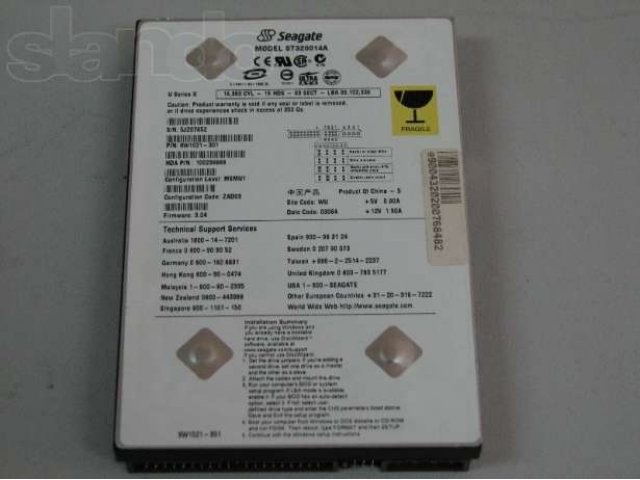 Продается Seagate ST320014A в городе Тула, фото 2, Тульская область