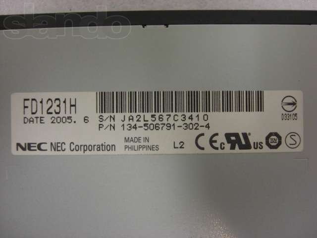 Флоппи-дискетник NEC FD1231H в городе Ярославль, фото 2, стоимость: 100 руб.