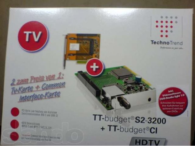 Technotrend TT-budget S2-3200 CI в городе Москва, фото 4, стоимость: 6 250 руб.