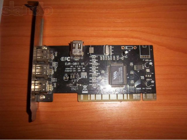 PCI Controller IEEE 1394 EUR-0811 V1 в городе Кыштым, фото 1, стоимость: 100 руб.