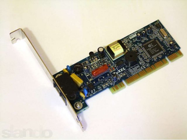 Модем Zyxel omni 56K PCI Plus Rev.2 в городе Нижний Новгород, фото 1, стоимость: 350 руб.