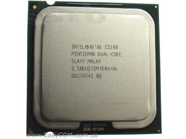 Intel Pentium E5200 Wolfdale (2500MHz, LGA775, L2 2048Kb, 800MHz) в городе Калининград, фото 1, стоимость: 1 200 руб.