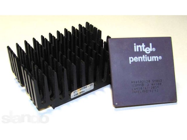 Процессор Intel Pentium 120 MHz, кулер в городе Белгород, фото 1, Процессоры