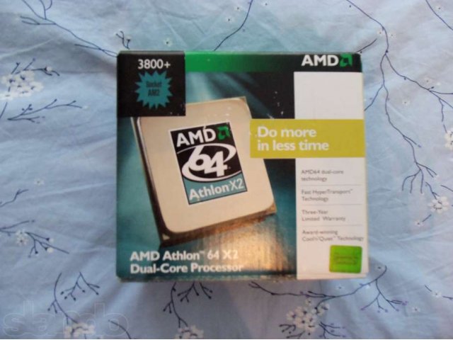 Процессор ATHLON-64 X2 3800+ (б\у) с новым кулером в городе Казань, фото 1, стоимость: 700 руб.