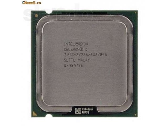 Intel Celeron D-2,53GHz, 256kb, 533MHZ FSB LGA775 процессор, исправный, с рабочей машины (компьютера) - продам за 500 рублей! Подх в городе Уфа, фото 1, стоимость: 400 руб.