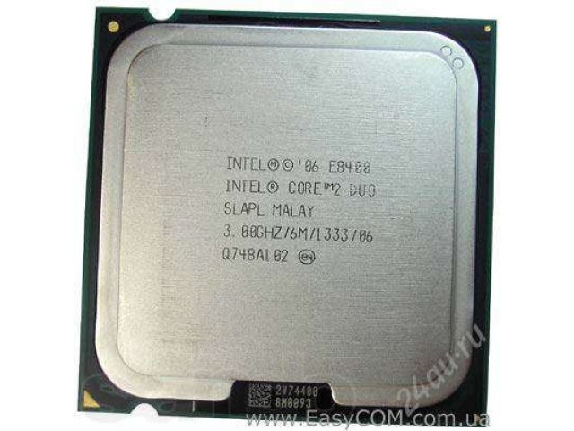 Процуссар Intel Core 2 Duo E8400 в городе Иркутск, фото 1, стоимость: 2 500 руб.