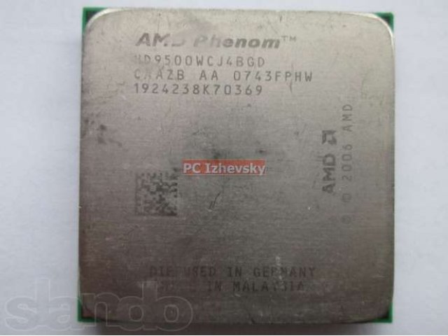 Процессор AMD PHENOM X4 9500 Socket AM2+ (Agena, Hd9500Wcj4Bgd) в городе Ижевск, фото 1, стоимость: 1 700 руб.