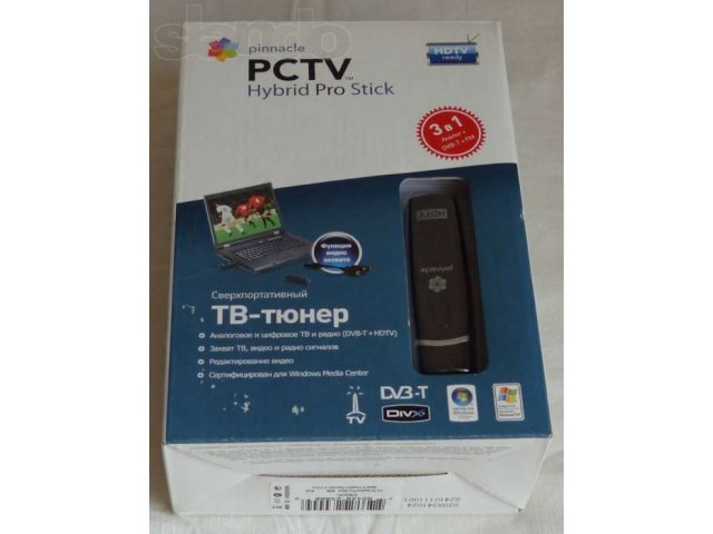 Продаю сверхкомпактный USB ТВ-тюнер Pinnacle PCTV Hybrid Pro Stick в городе Саратов, фото 3, Саратовская область