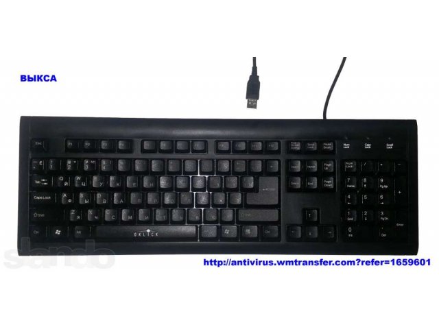 Продам клавиатуру Oklick 120 M Standard Keyboard Black USB в городе Выкса, фото 1, стоимость: 100 руб.