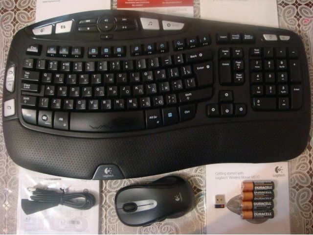 Logitech Wireless Wave Combo MK550 новый в городе Санкт-Петербург, фото 1, Клавиатуры, мыши, игровые манипуляторы