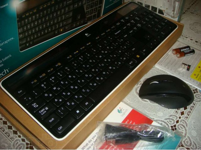 Logitech Wireless Bundle K750 и M705 новый в городе Санкт-Петербург, фото 7, Клавиатуры, мыши, игровые манипуляторы