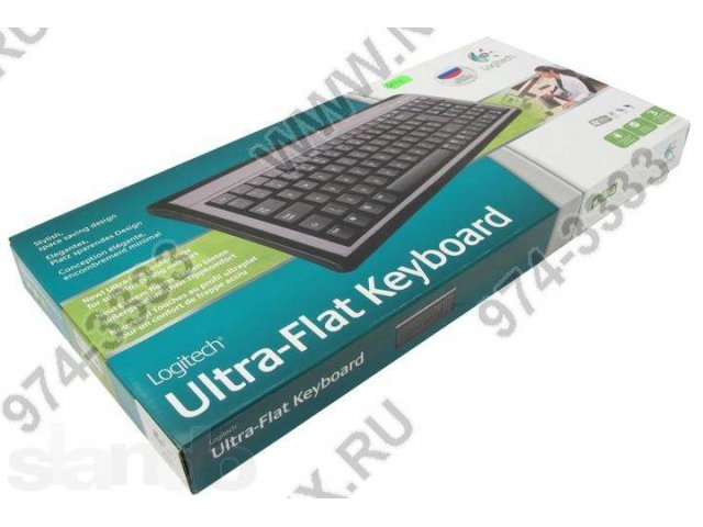 Клавиатура Logitech ULTRA FLAT (новая) в городе Ульяновск, фото 1, стоимость: 500 руб.
