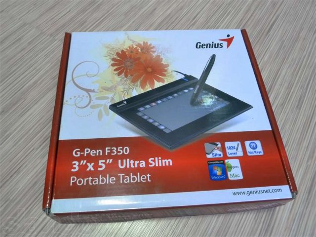 Графический планшет Genius G-Pen F350 в городе Чебоксары, фото 2, стоимость: 1 350 руб.