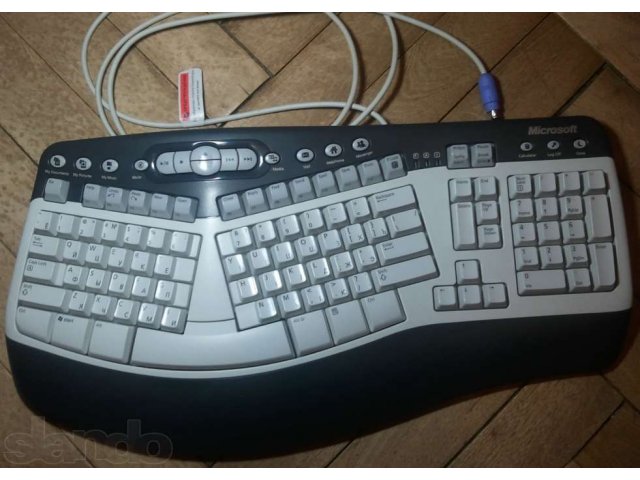 Эргономичная клавиатура Microsoft Natural MultiMedia Keyboard в городе Санкт-Петербург, фото 1, Клавиатуры, мыши, игровые манипуляторы